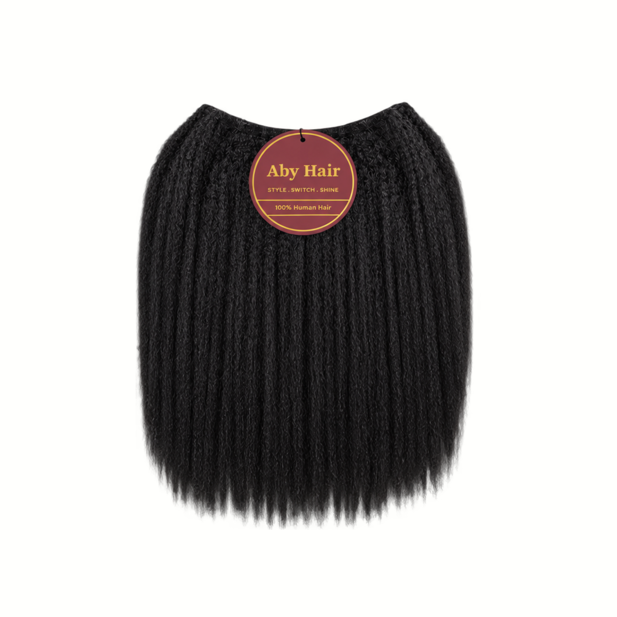 Aby Hair AfroKinky Straight Bundles 100% Human Virgin Hair
