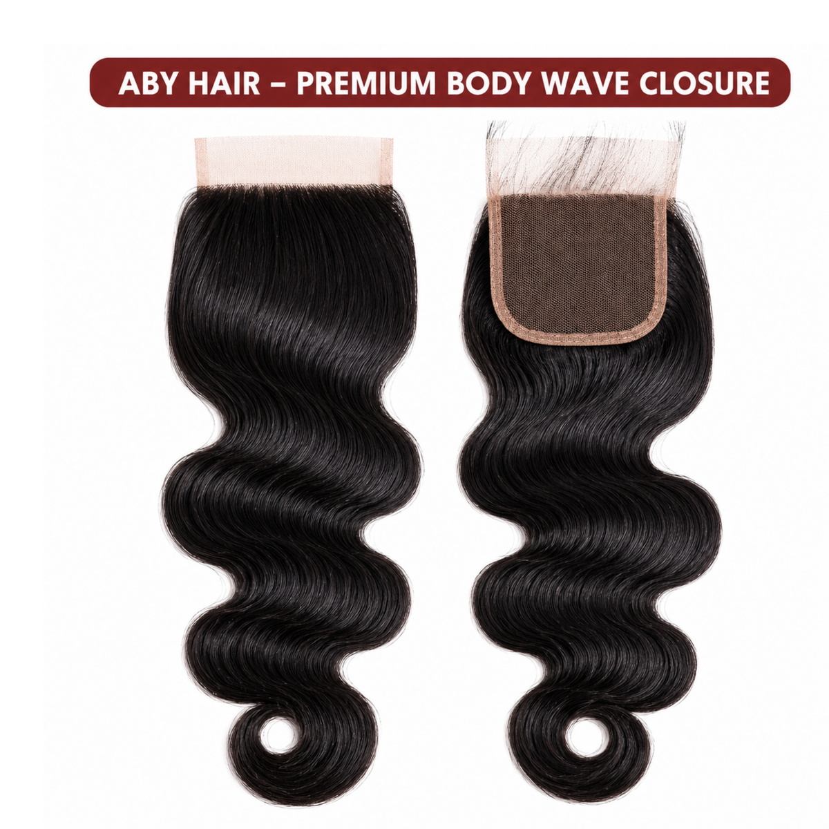Invisible HD Lace Closure – Undetectable Hairline, 100% Virgin Hair