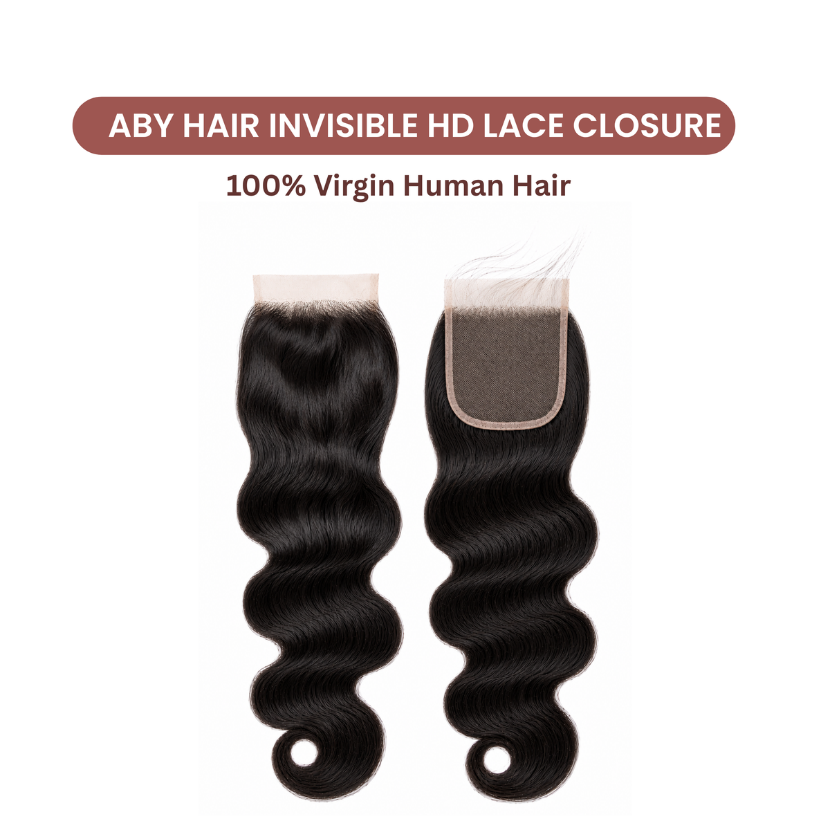 Invisible HD Lace Closure – Undetectable Hairline, 100% Virgin Hair