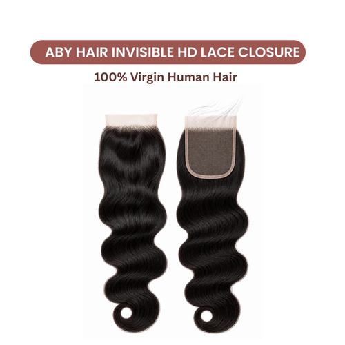 Invisible HD Lace Closure – Undetectable Hairline, 100% Virgin Hair