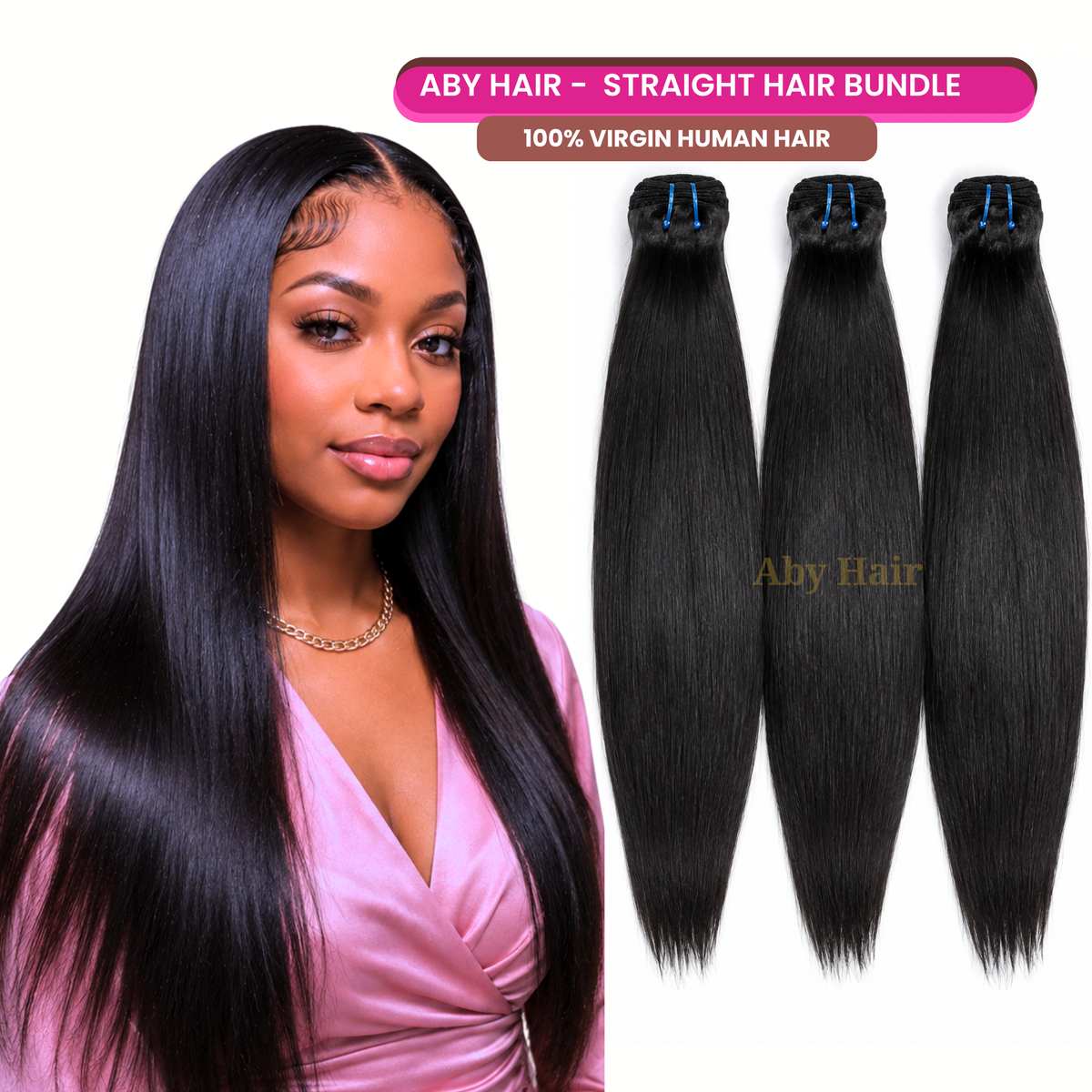 Silky Straight Bundles – 100% Virgin Vietnamese Hair, Zero Shedding