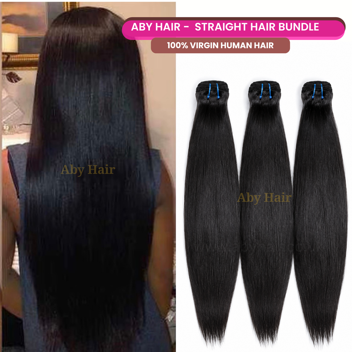 Silky Straight Bundles – 100% Virgin Vietnamese Hair, Zero Shedding