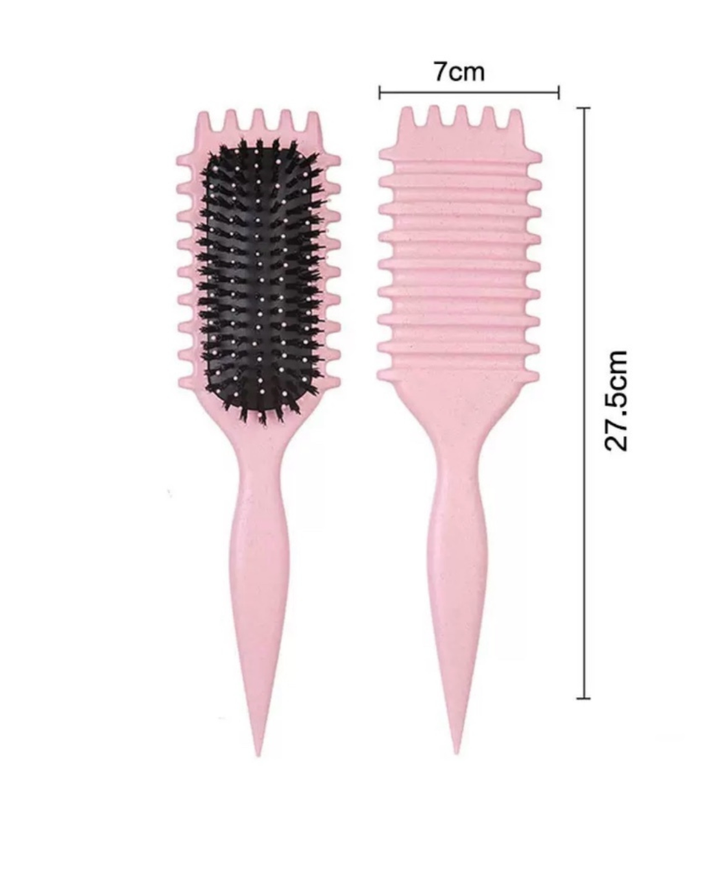 Curly Hair Styling Brush with Sectioning Tail Detangling & Curl