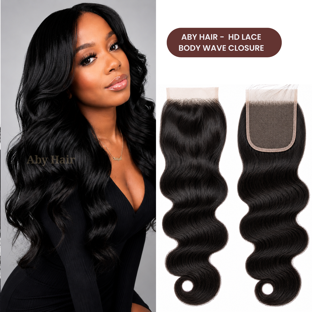 Invisible HD Lace Closure – Undetectable Hairline, 100% Virgin Hair